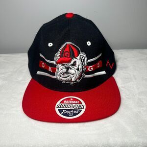 Georgia Bulldogs Hat Football UGA Logo Adjustable